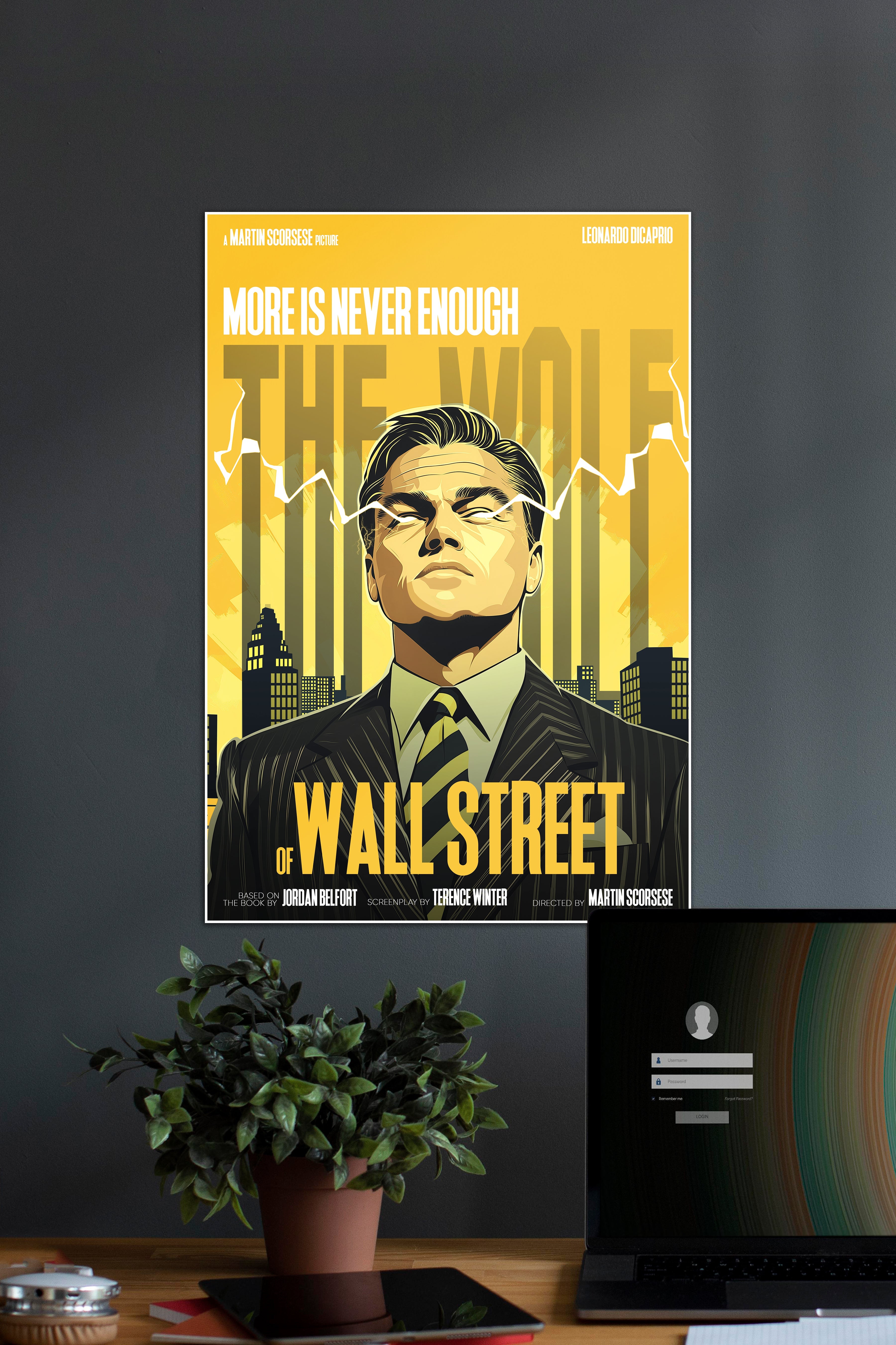 A MARTIN SCORSESE FILM | Wolf Of Wall Street #01 | Movie Poster