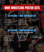 WWE Superstar Poster Set
