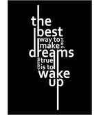 Wake Up – Motivational Quote Wall Poster Main Image - Everanta