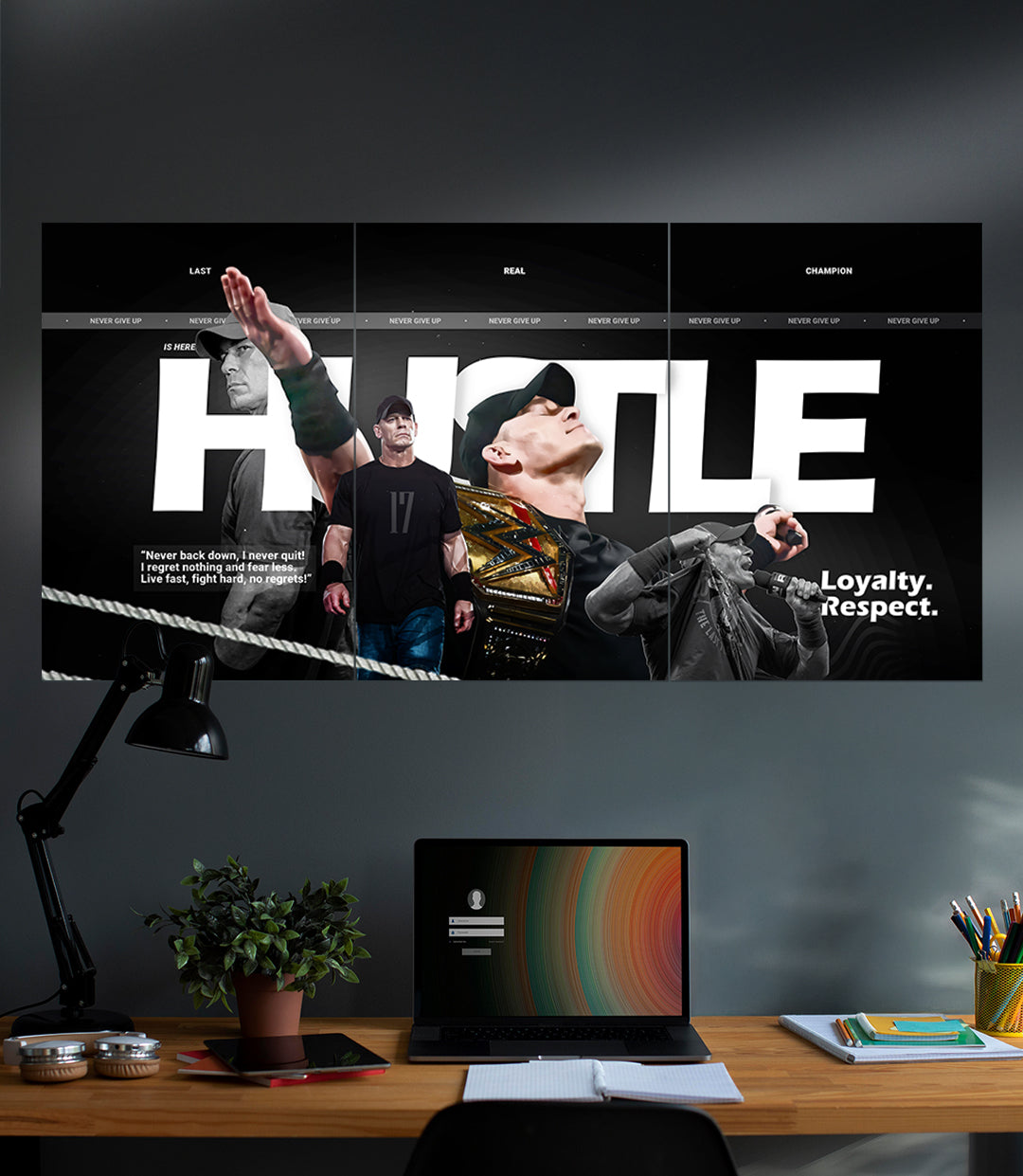 Hustle Loyalty Respect | John Cena | 3 Piece Set
