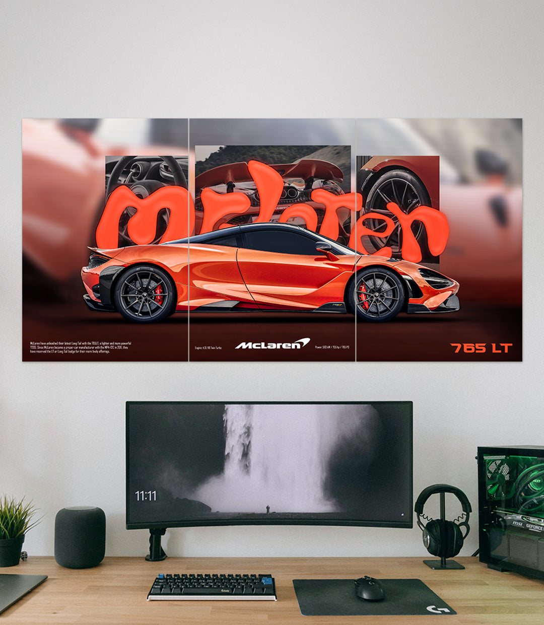 McLaren 765LT | Car Set | 3 Piece Set
