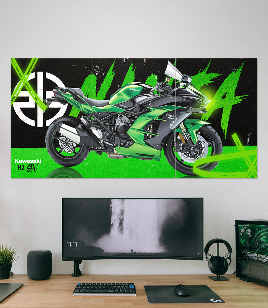 Kawasaki Ninja H2 SX | Bike Set | 3 Piece Set