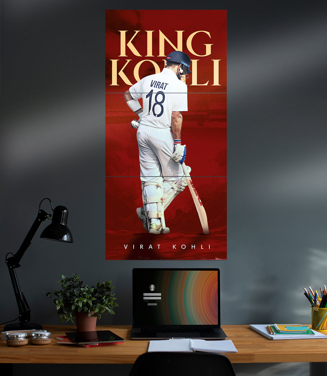 KING VIRAT KOHLI 18 #03 | Cricket SET | 3 Piece Set