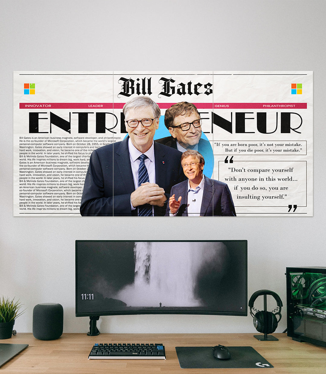 Bill Gates #01 | Motivation | 3 Piece Set