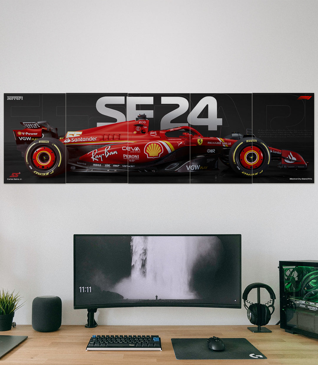 The Ferrari SF 24 | F1 | CAR SET | 5 Piece Set