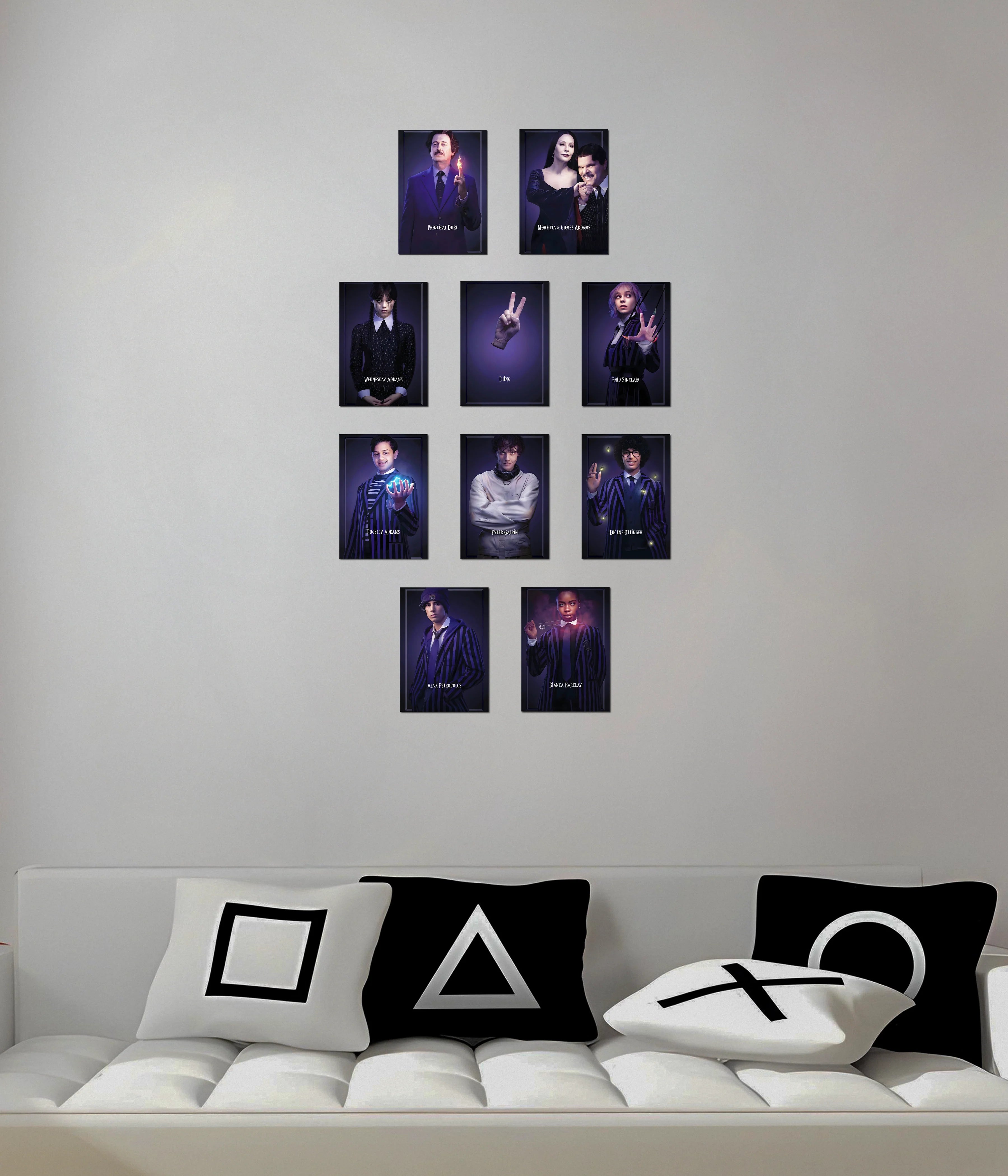 Wednesday Poster Set of 10 – Nevermore Academy Wall Posters Main Image - Everanta