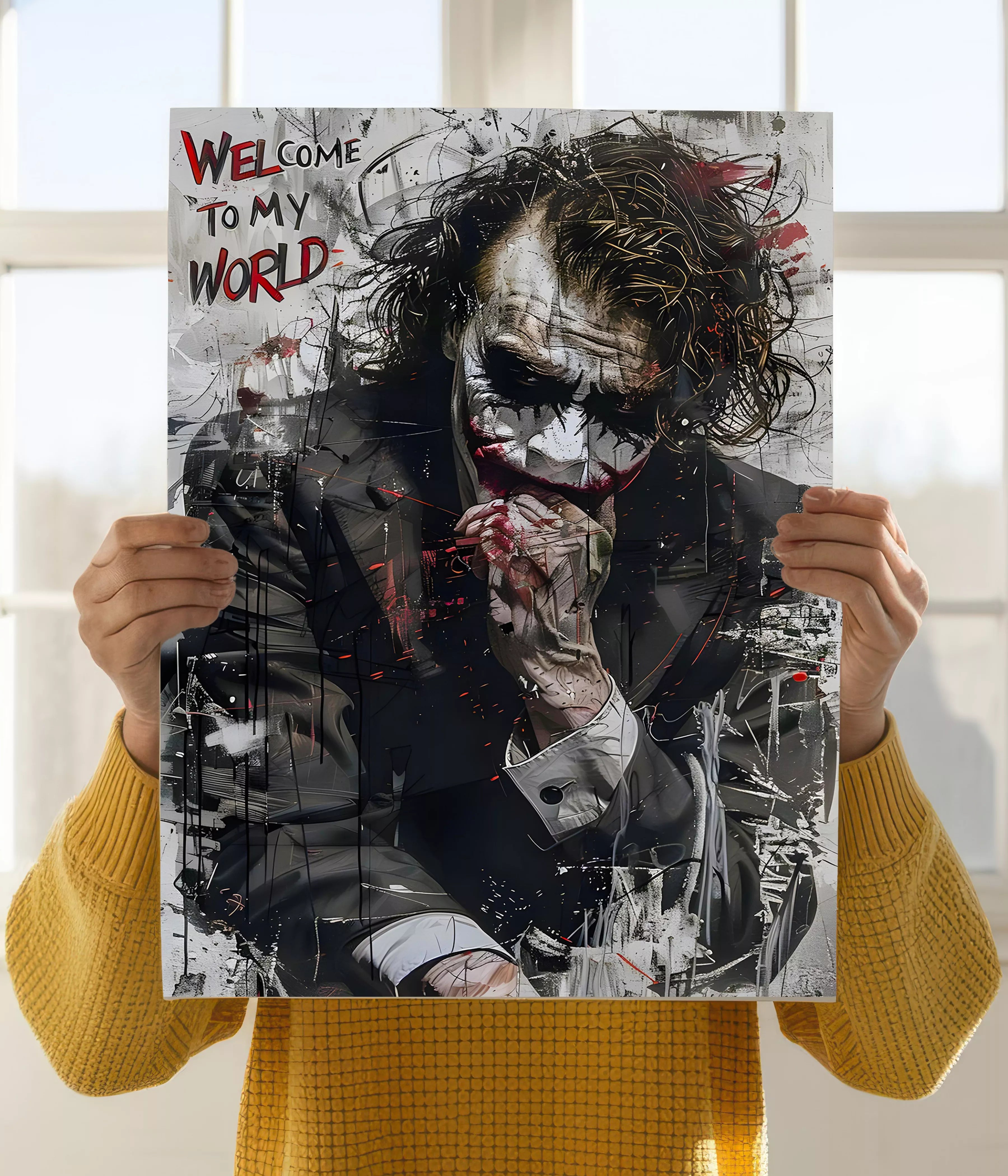 Welcome to My World - Joker Wall Poster