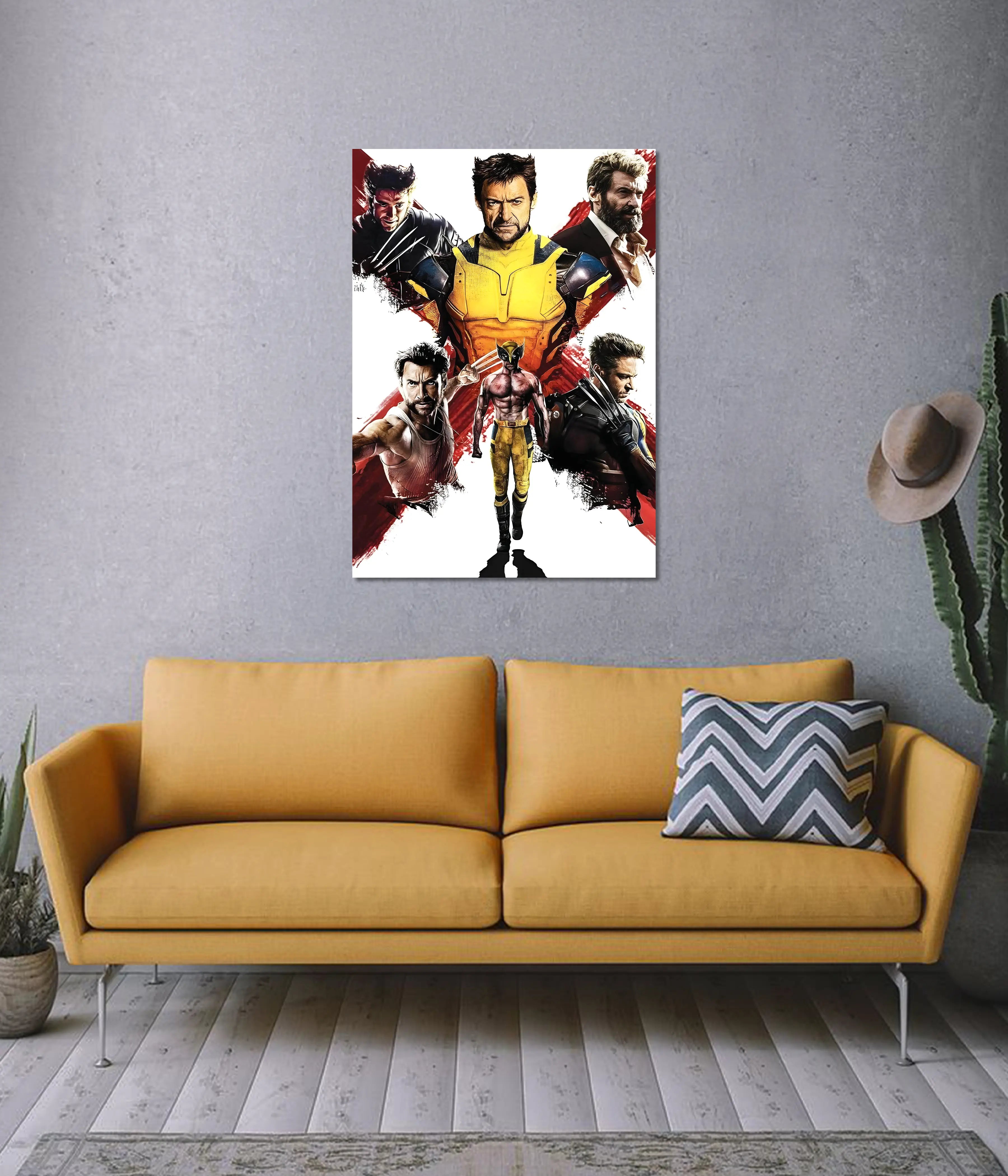 Wolverine Evolution Poster – X-Men Marvel Superhero Wall Art