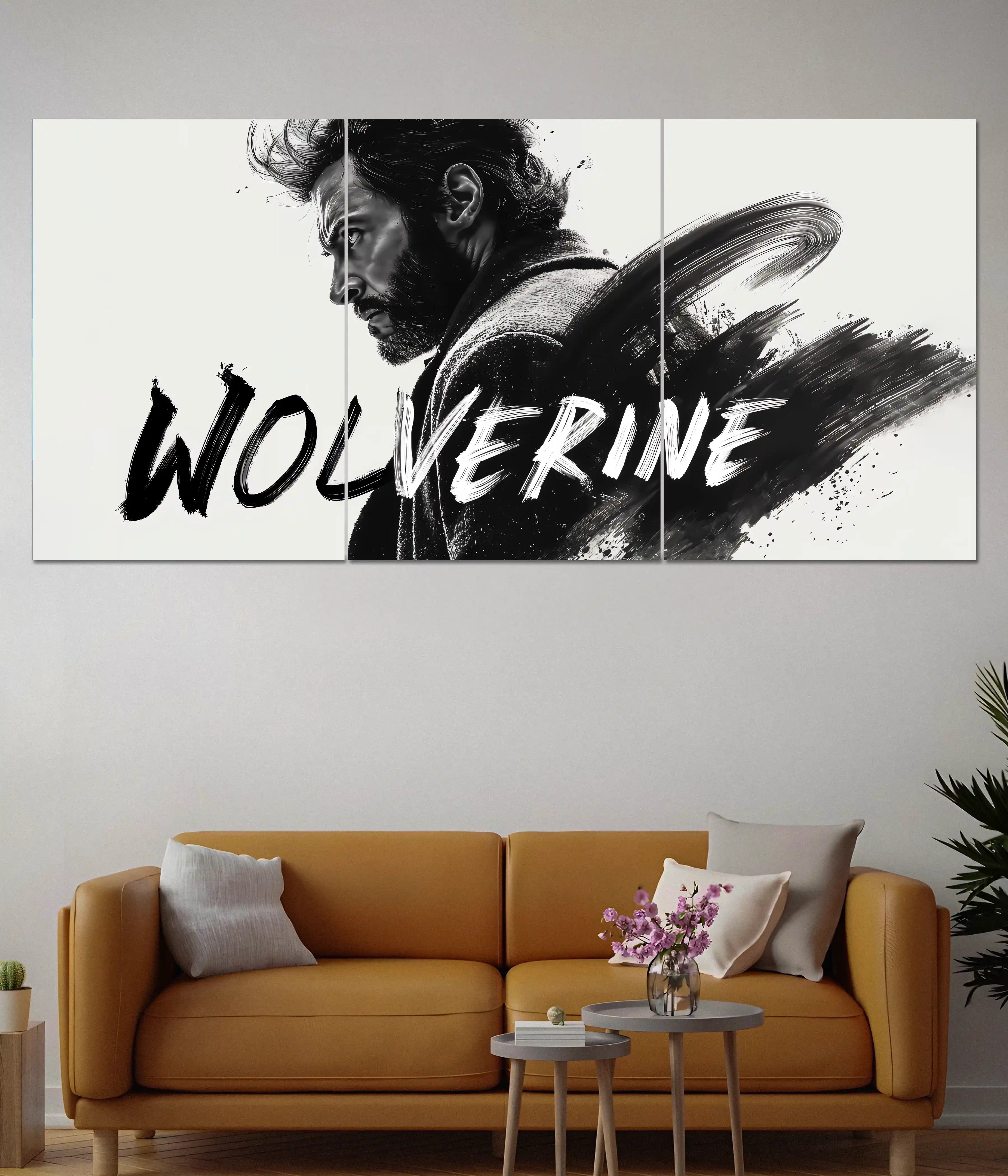 Wolverine Rage Split Poster – Marvel Superhero