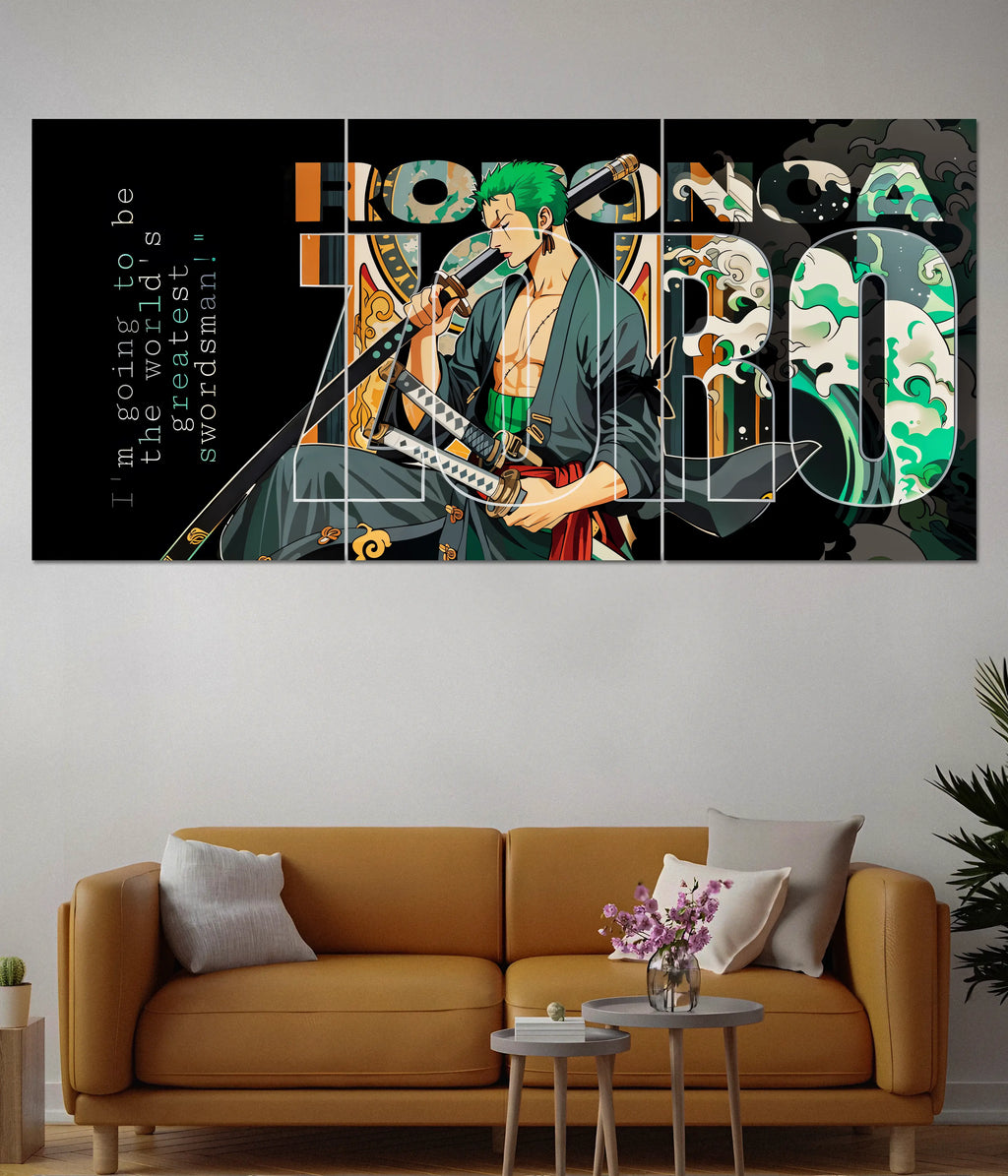World's Greatest Swordsman - Roronoa Zoro Split Poster