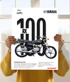 Yamaha RX100 – Classic Legend Bike Wall Poster