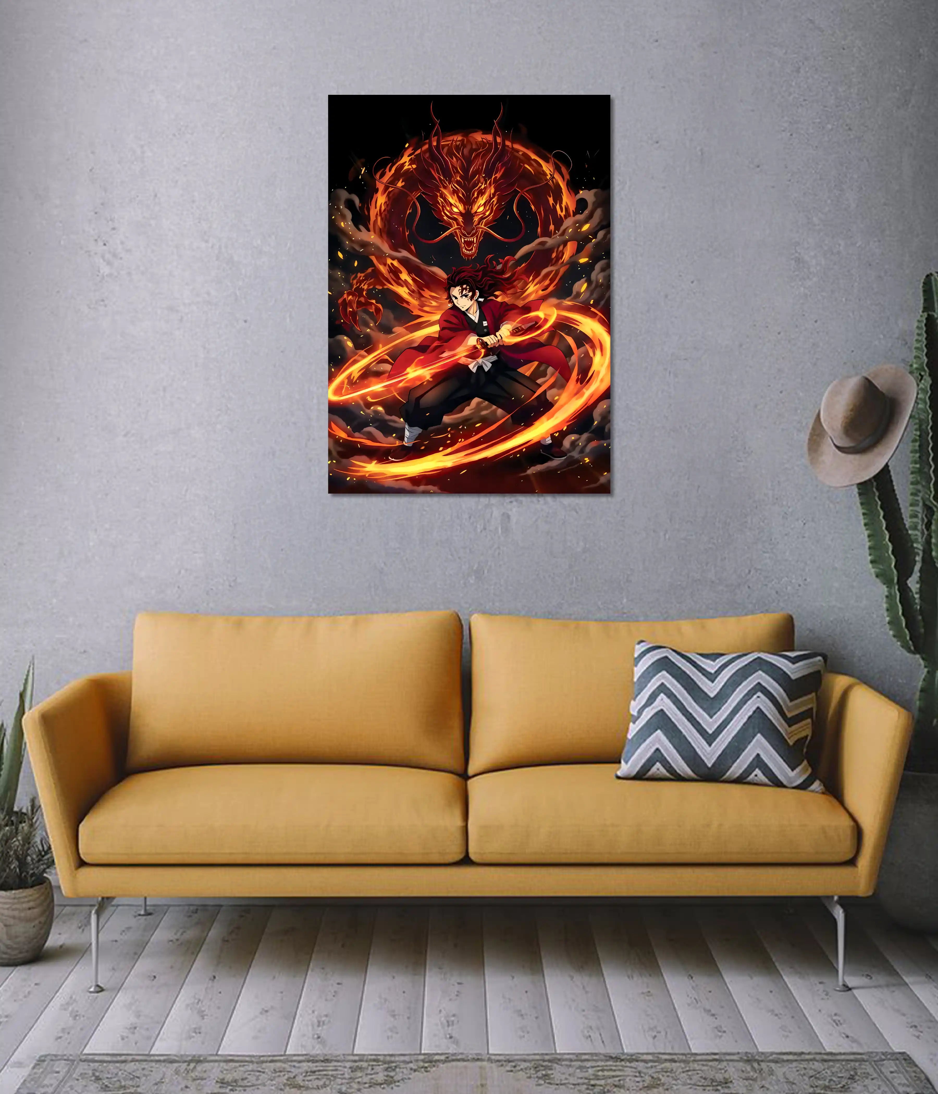 Yoriichi Sun Breathing Demon Slayer Poster