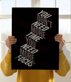 You Need More Focus - Motivational Wall Poster