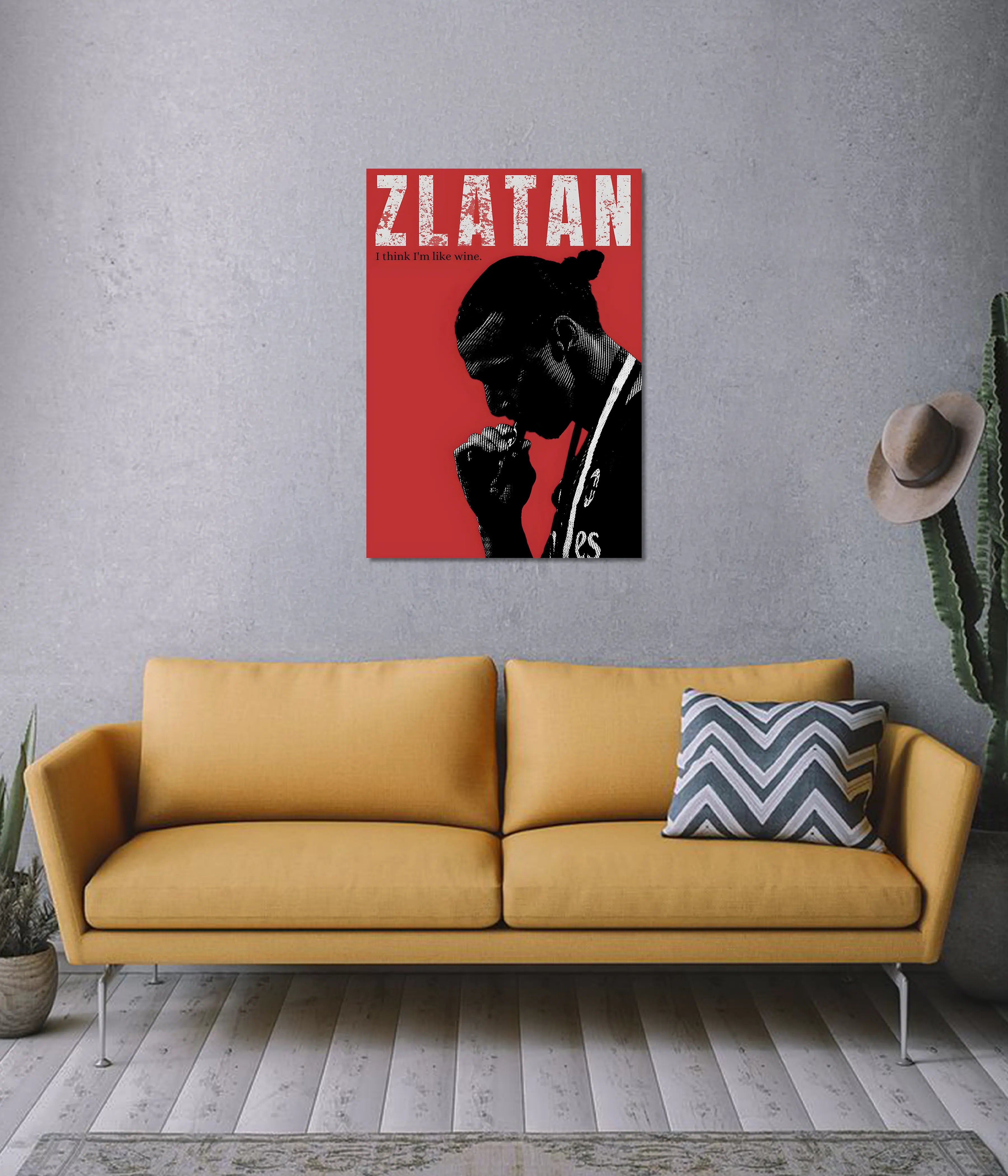 Zlatan Ibrahimović – “Like Wine” Wall Poster