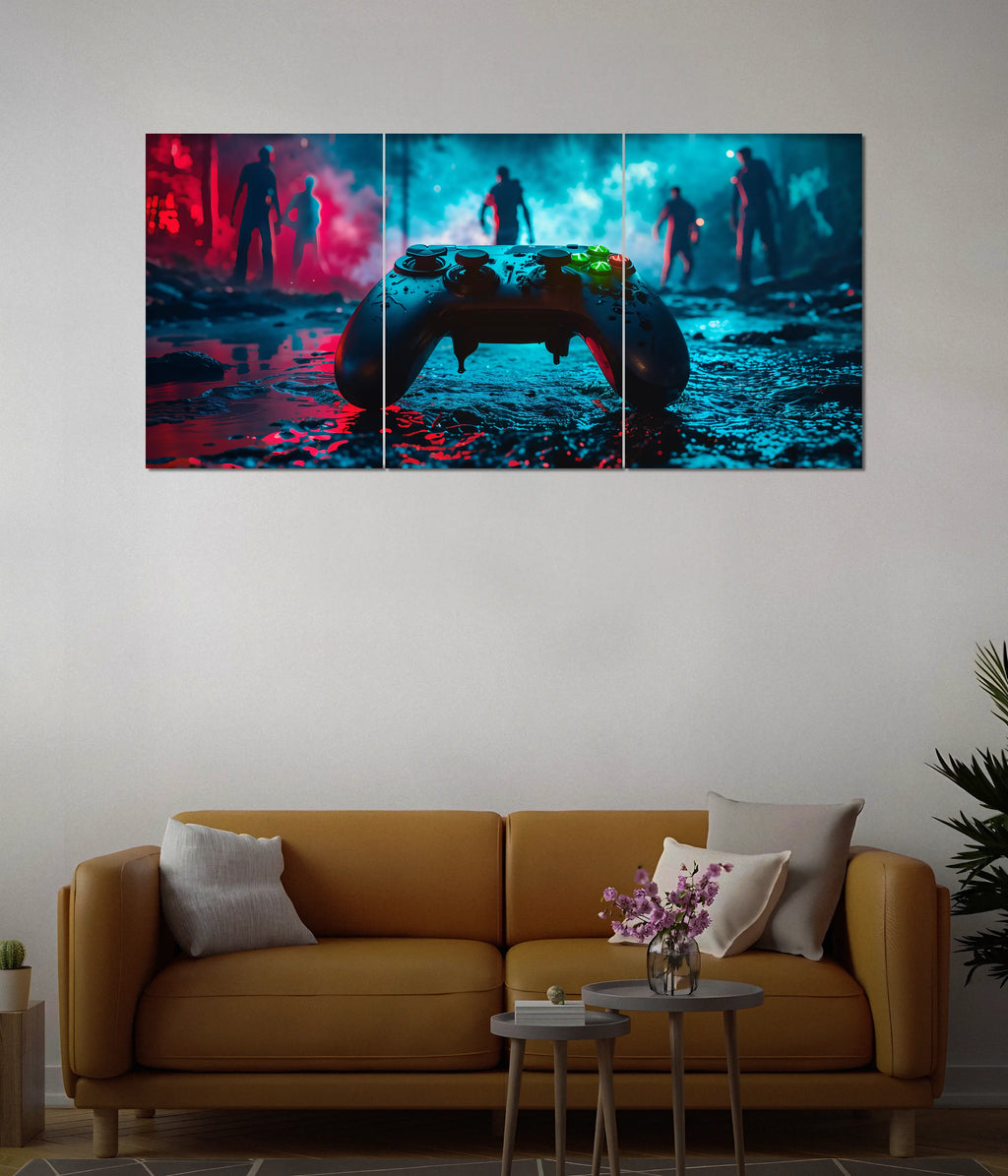 Zombie Apocalypse – Gaming Controller Split Wall Poster