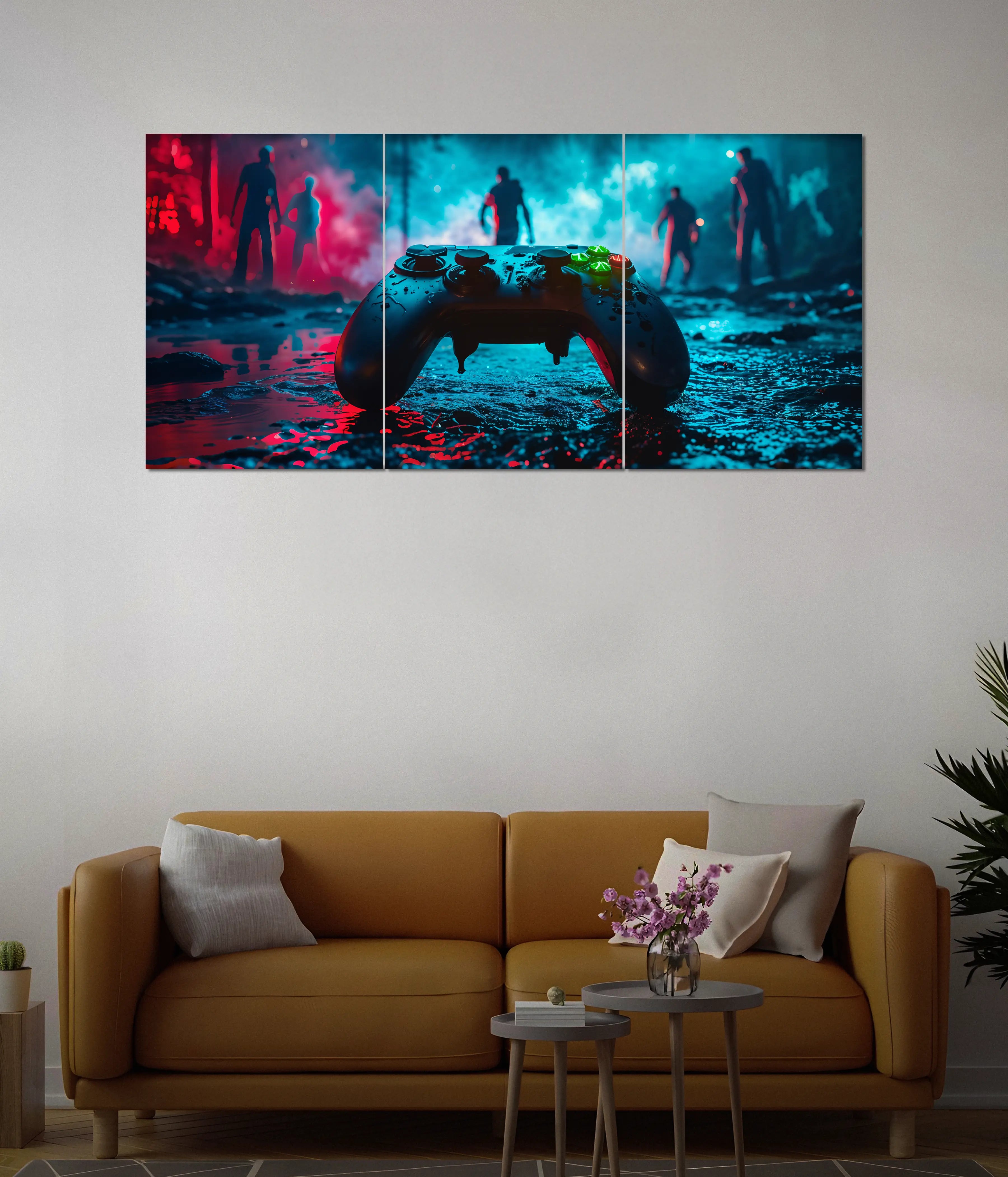 Zombie Apocalypse – Gaming Controller Split Wall Poster