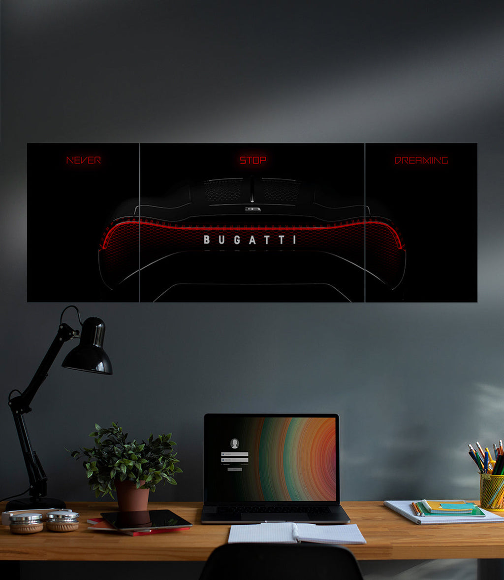 NEVER STOP DREAMING | Bugatti La Voiture Noire | 3 Piece Set