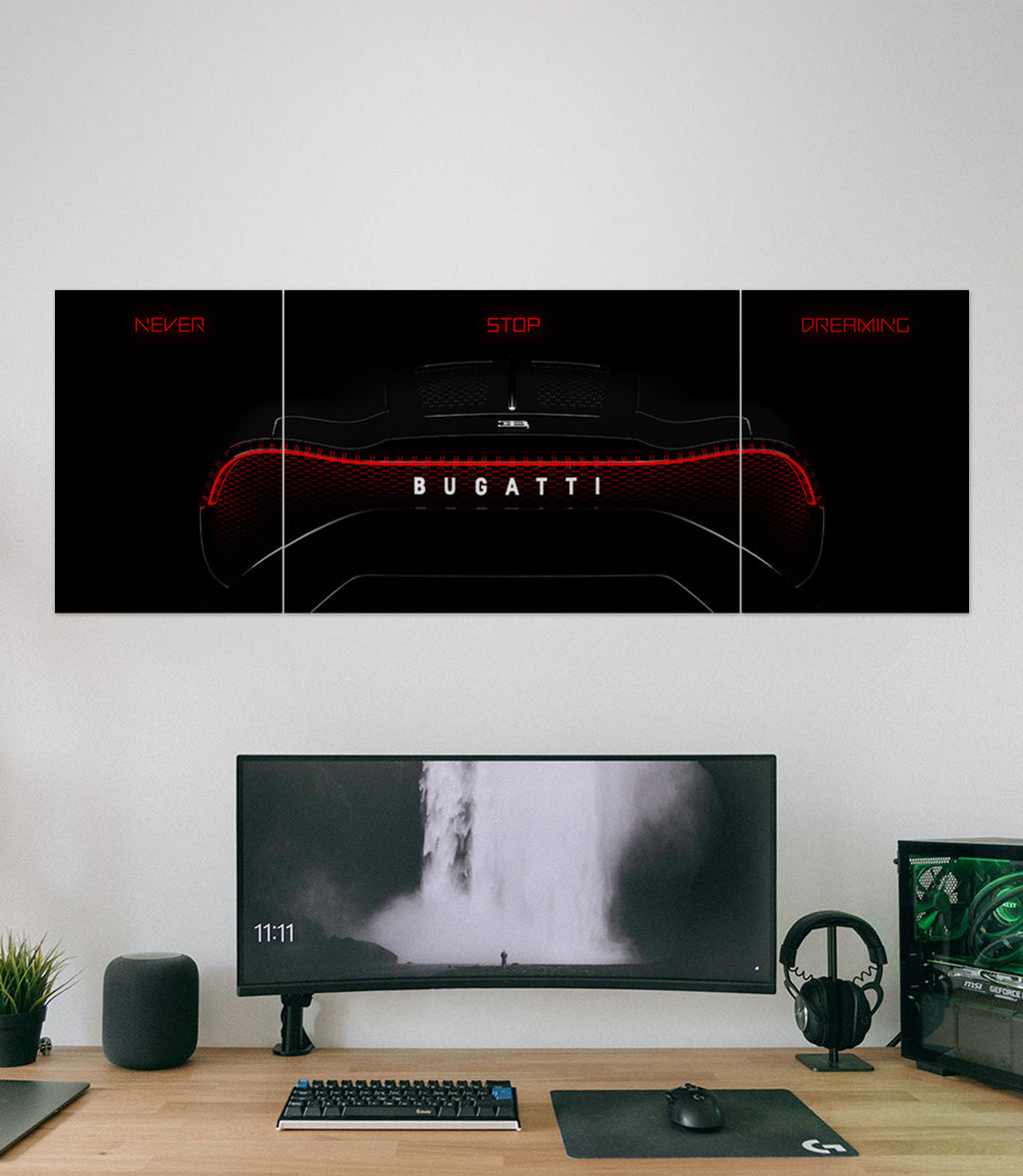 NEVER STOP DREAMING | Bugatti La Voiture Noire | 3 Piece Set