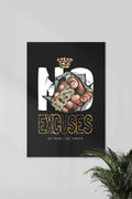 NO EXCUSES | BOSS | Money Aesthetic Poster