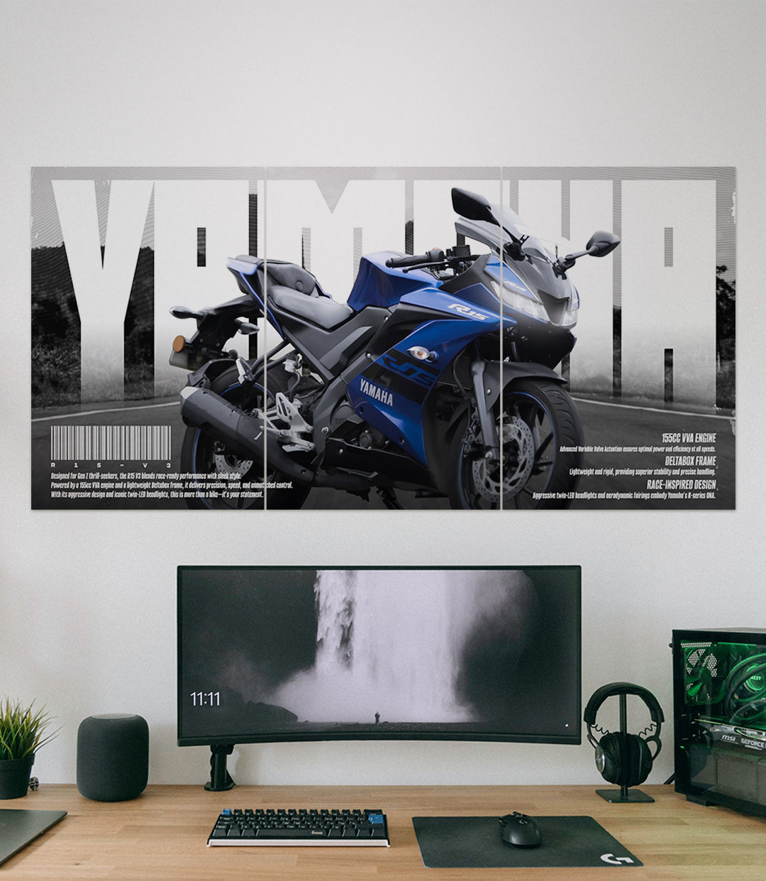 YAMAHA R15 | Bike Set | 3 Piece Set