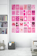 Pink aesthetic wall collectible | pink | wall kit