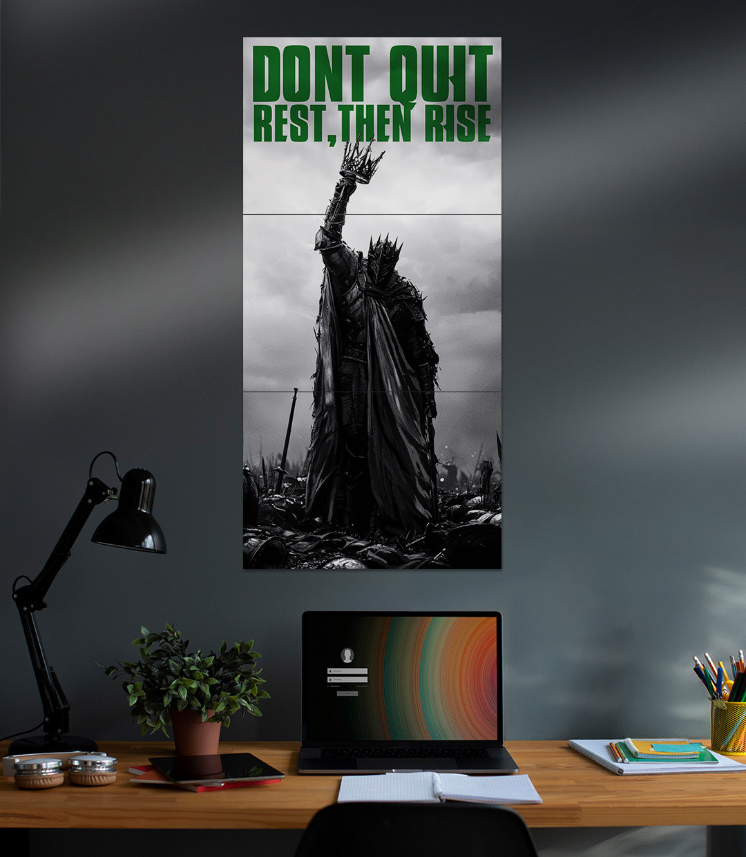 Dont Quit Rest Then RISE | Motivation | 3 Piece Set